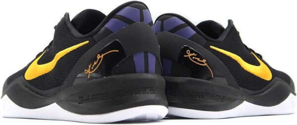 Kobe VIII Protro Basketball Shoes / Nike / Black/White/Court Purple/University Gold) - Image 2